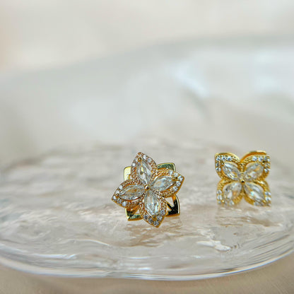 Fortuna Clover Spinner Earrings