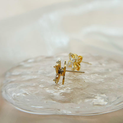 Fortuna Clover Spinner Earrings